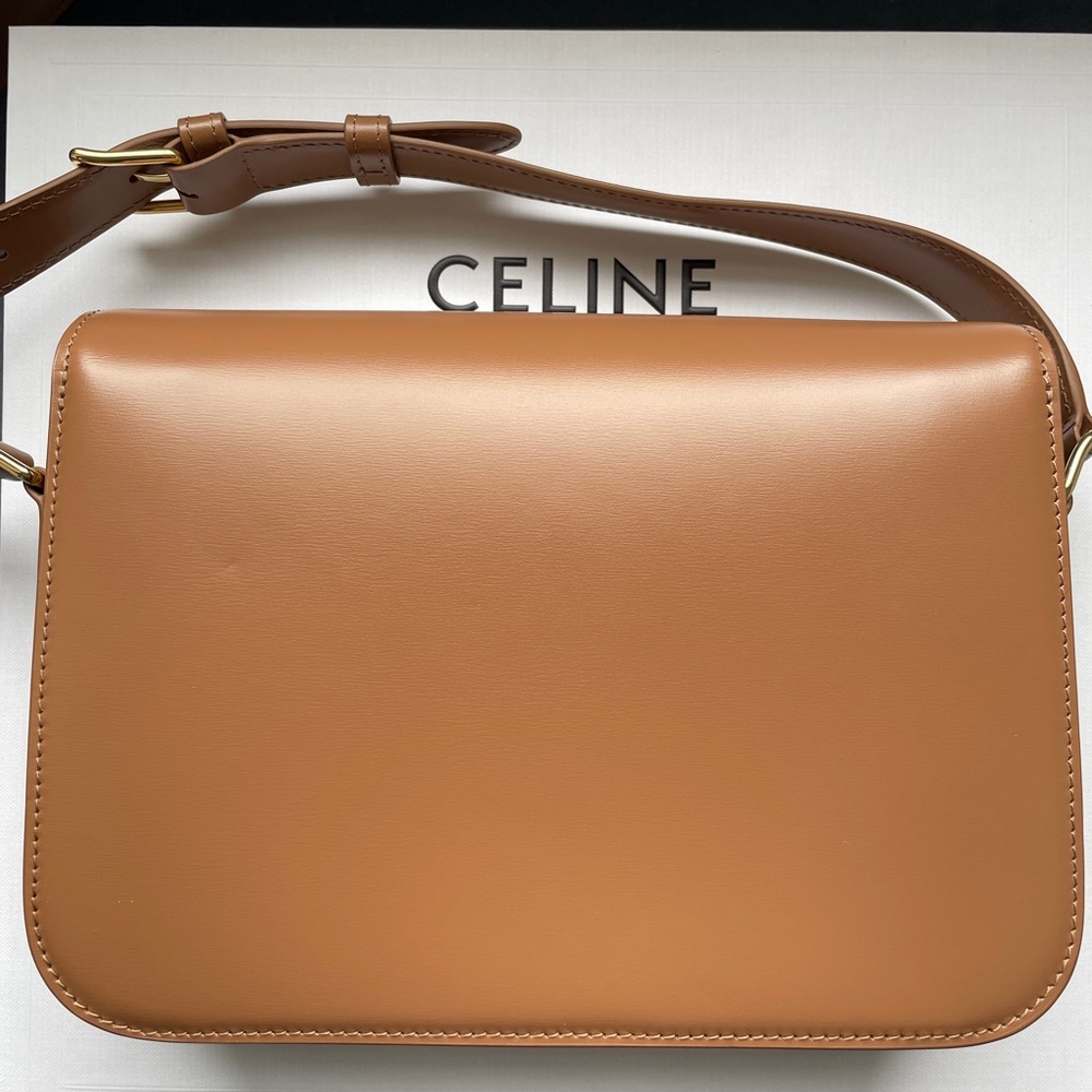 Celine Classique Triomphe Bag in Bronze - Picture 3 of 10